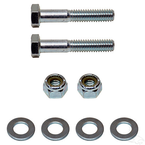 Cooler Mounting Bracket, Economy, Driver or Passenger Side, Yamaha Drive – bolts, nuts and washers