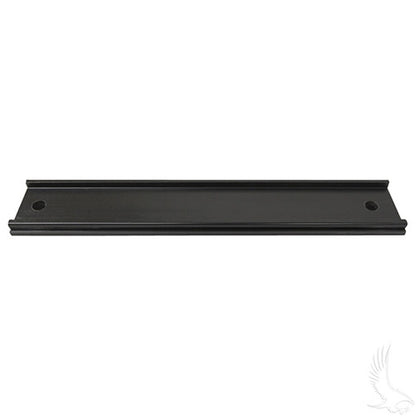 Battery Hold Down Plate, Single Ridge, Club Car 48V 95-99 – hold-down plate, side view