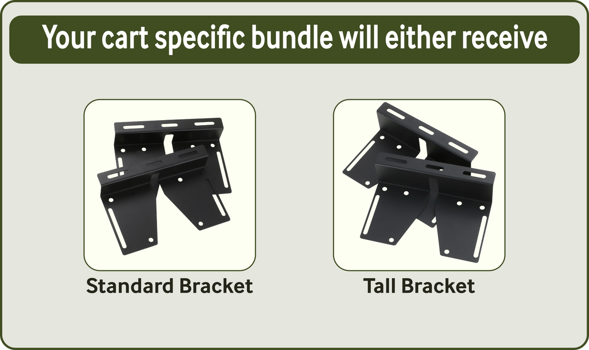 Bedrock Specific Bracket for Cart