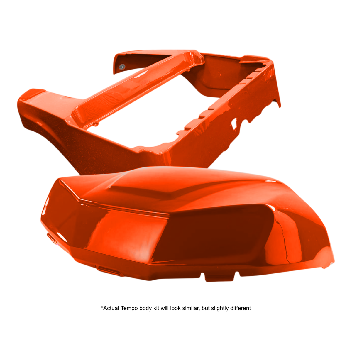 DoubleTake Club Car Tempo Factory Body Kit - Orange – product view