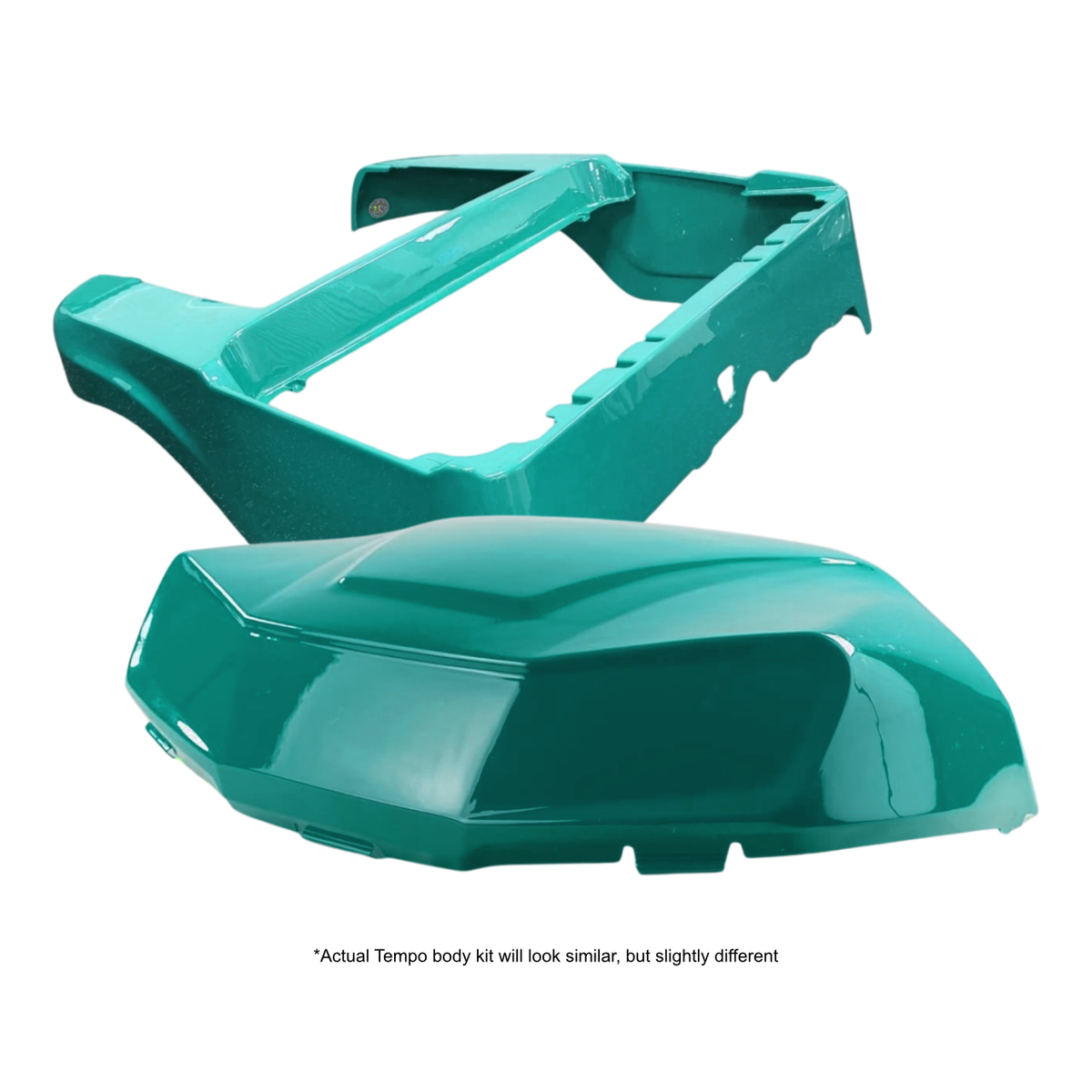 DoubleTake Club Car Tempo Factory Body Kit - Teal – product view