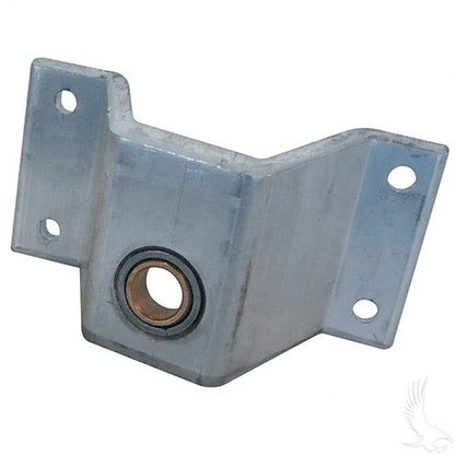 Bracket & Bushing, Accelerator Rod, Club Car DS 81+ – bracket with bushing, front view
