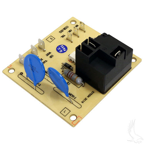 Charger Board, Power Input, E-Z-Go PowerWise 94+ – charger board, front view