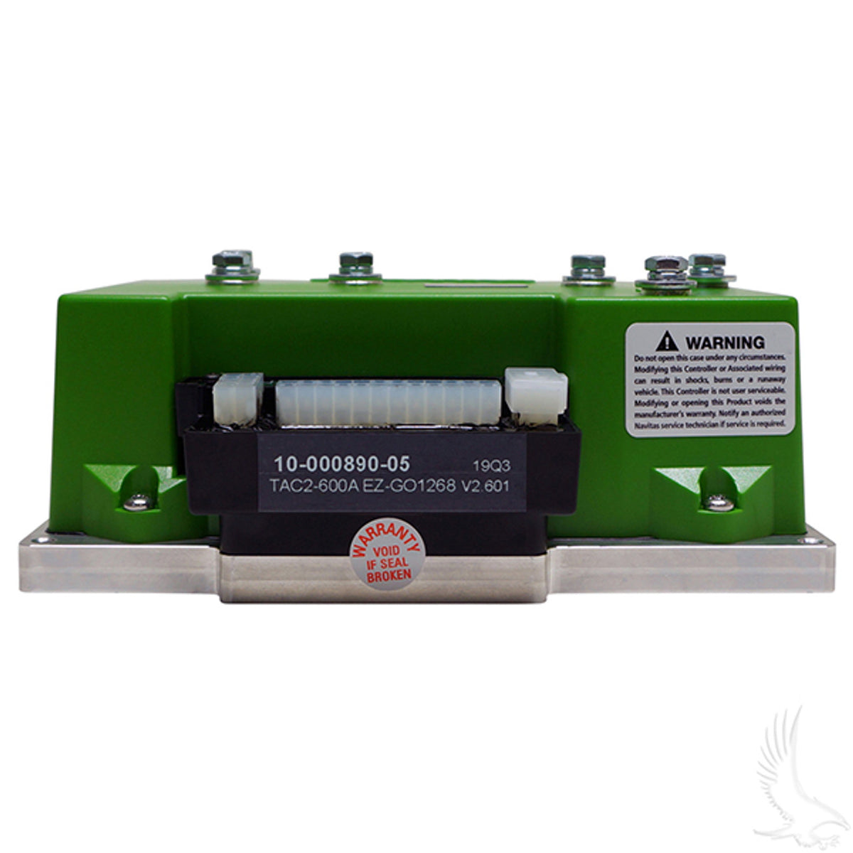 Navitas EZGO ITS 48V 5kW 600a AC Conversion Kit - Replaces 1268 W/ITS SEPEX – AC controller, side view