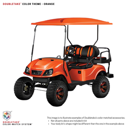 Doubletake Body Kit - Orange
Doubletake Extreme Seat -Black/Orange
Doubletake 80" Top - Orange
Doubletake Rear Seat Kit - Max5 (without cupholder)