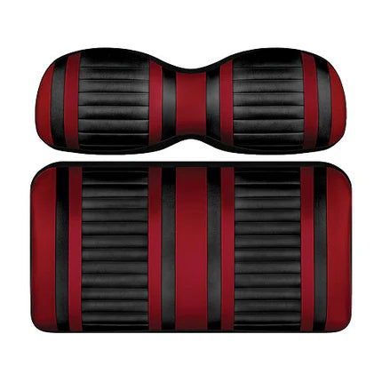 DoubleTake Two Tone Front Seat Cushion Set - Extreme Edition - Black