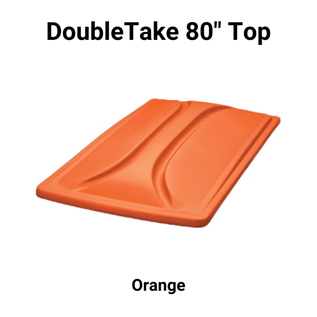 Doubletake 80" Top - Orange