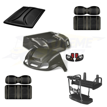 EZGO TXT Titan 5pc Upgrade Kit - Graphite - Max 5 / Black/Graphite / Black – product view