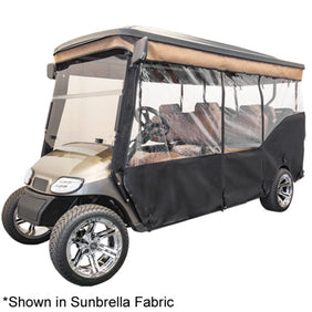RedDot® 3-Sided Ivory Vinyl Enclosure & Valance for E-Z-GO TXT Versa 120" Top (Years 1996-20013)