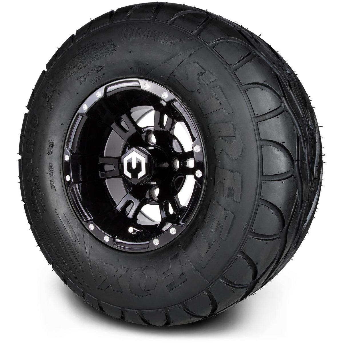 10" MODZ Ambush Glossy Black - Tire and Wheel Combo