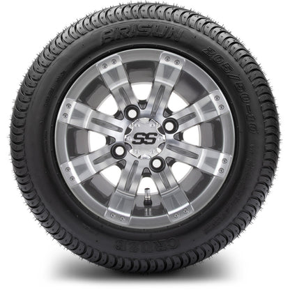 10" MODZ Tempest Gunmetal - Tire and Wheel Combo