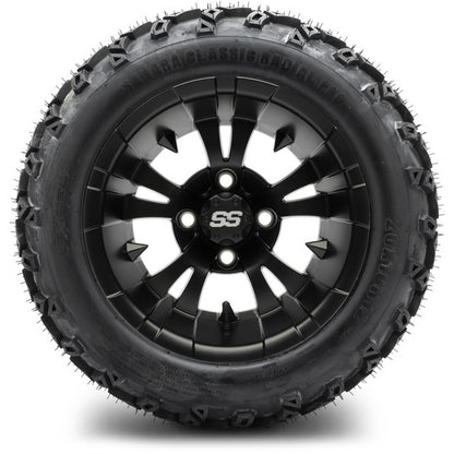 12" MODZ Vampire Matte Black - Tire and Wheel Combo