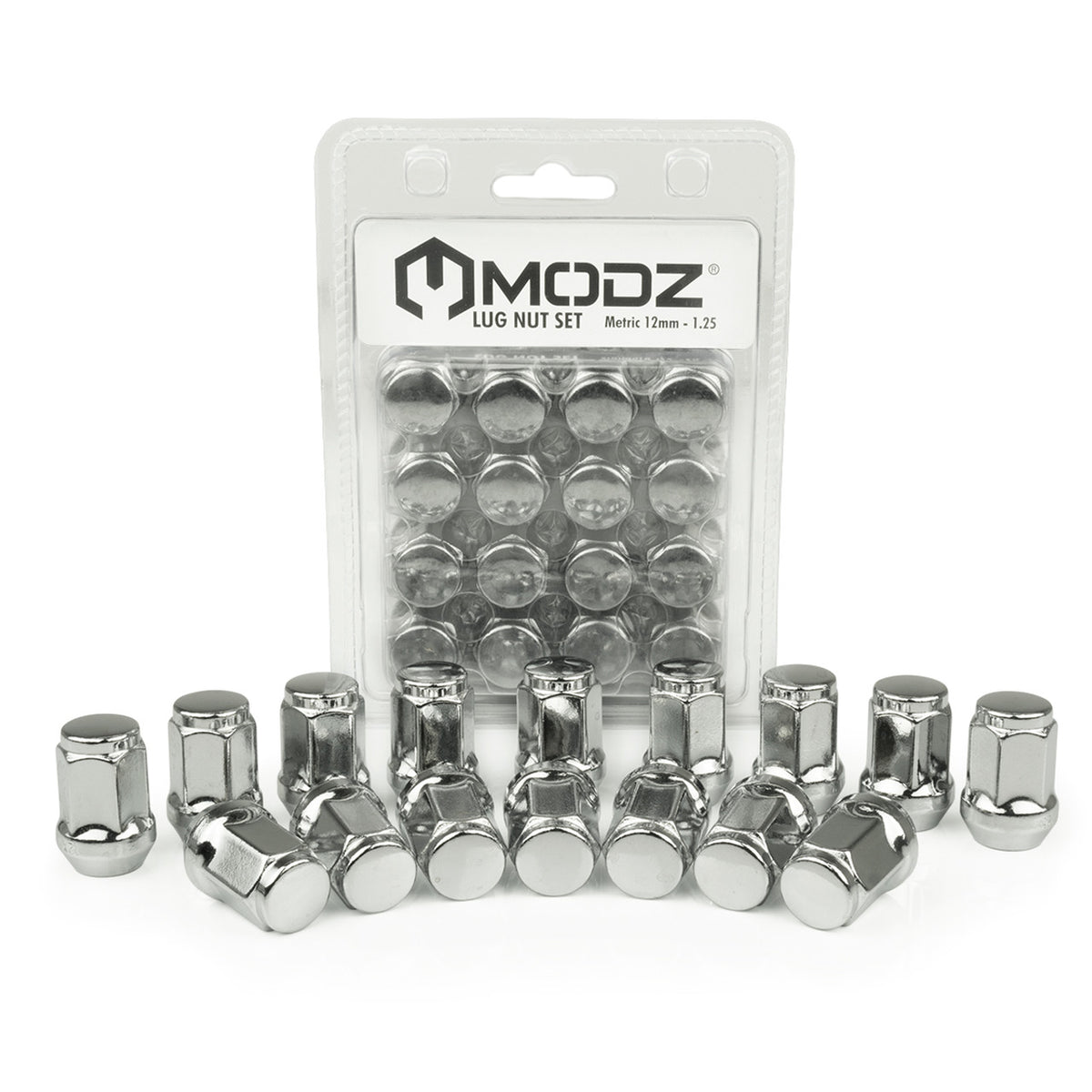 MODZ Lug Nuts Chrome - Metric (12mm - 1.25) – product view