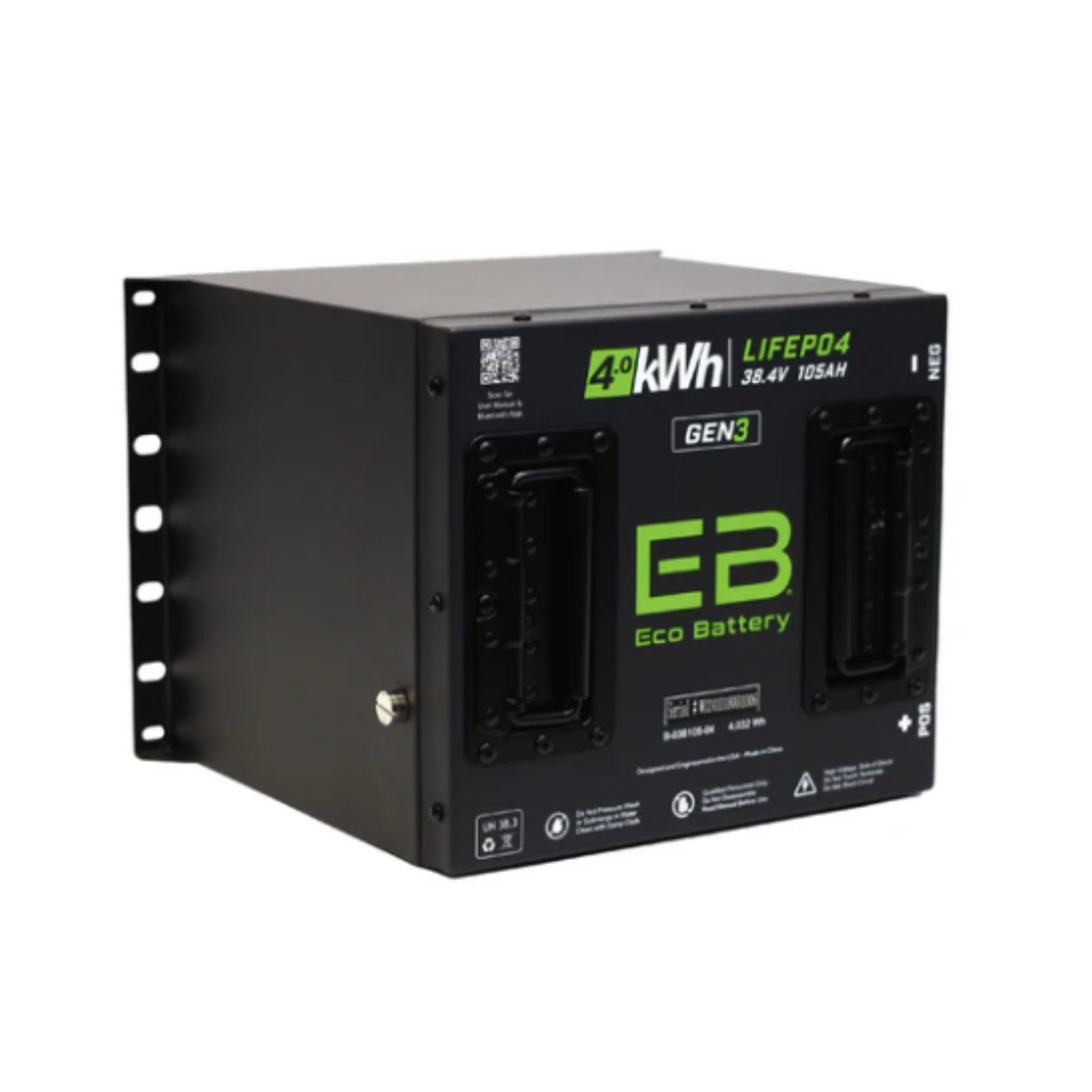Eco Battery 36V 105Ah Lithium Bundle — Club Car DS, EZGO TXT & Yamaha G-Series