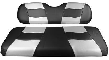 Riptide Front Seat Cover Precedent Blk Carb/Silv Carb – additional product view