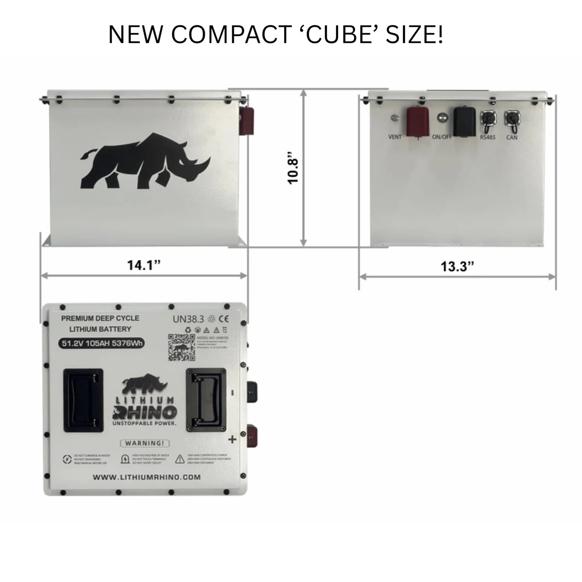 Lithium Rhino 48V 105Ah CUBE Conversion Kit