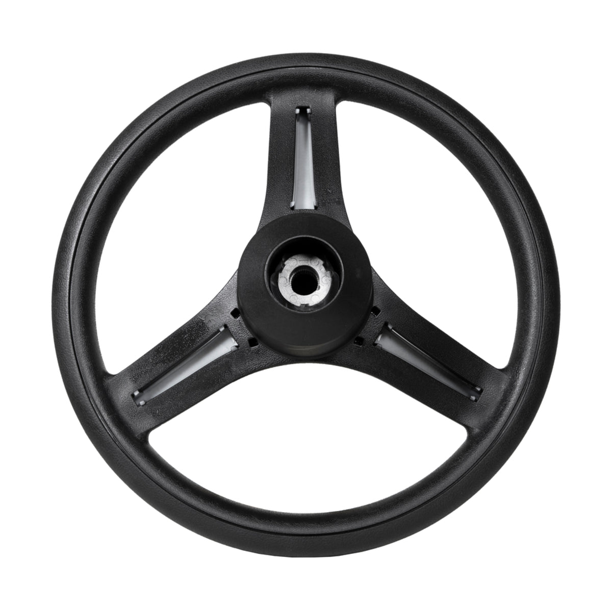 Gussi Italia® Brenta Black/Carbon Fiber Steering Wheel for E-Z-GO