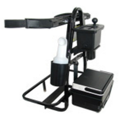 The Answer Universal Rear Seat Golf Bag Holder with Cooler/ Seed Bottles/Ball Washer