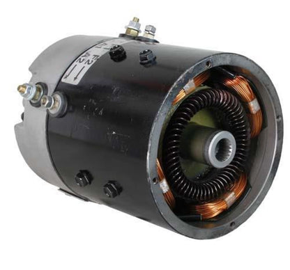 Motor; Advanced, EZGO TXT48 48V – electric motor, angled view