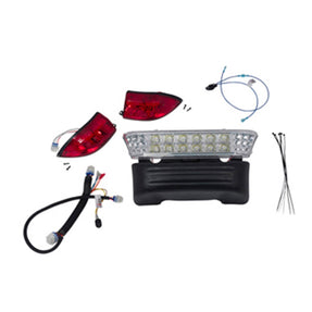 GTW Led Headlight & Bumper Kit, Front Harness, Club Car Prec – LED headlight bar, bumper and wiring harness