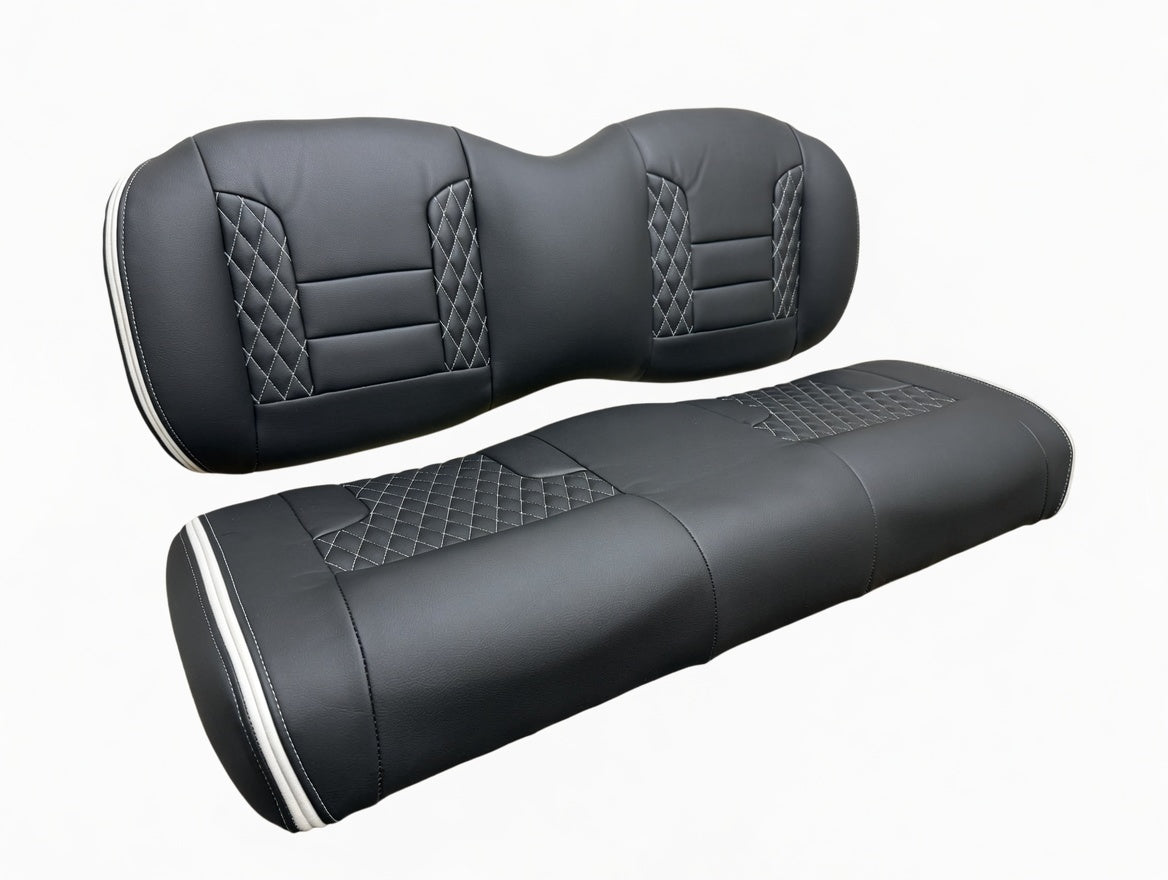 Lazy Life Luxury TruTemp - Black Iconic Class Benchback Rear Seat (In Stock!)