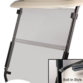 Windshield, EZGO TXT 96-13 Bolt, Folding , Tinted – additional product view