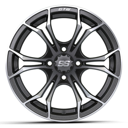 14" GTW® Spyder Wheel - Matte Gray