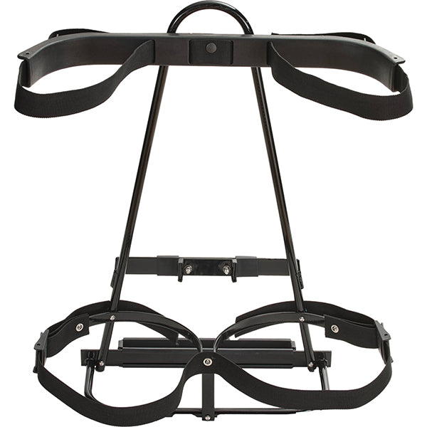 Dual Golf Bag Holder for 7" grab bar Golf Carts – Two Piece Assembly