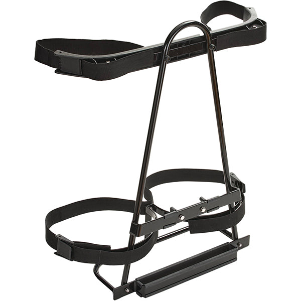 Dual Golf Bag Holder for 7" grab bar Golf Carts – Two Piece Assembly