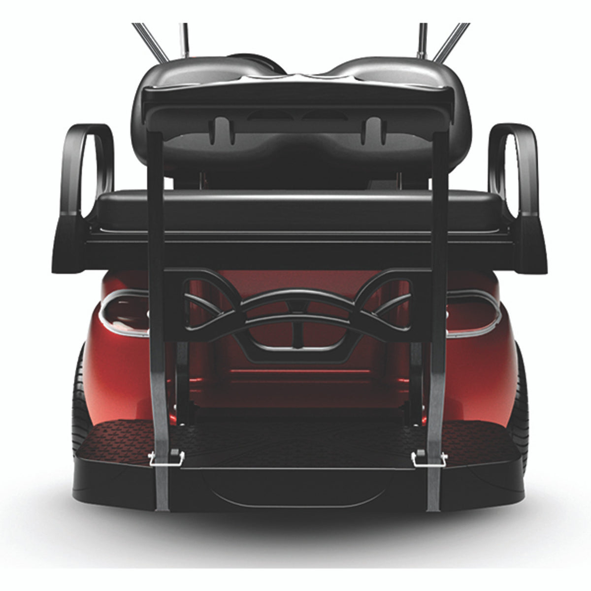 Doubletake Max5 Rear Seat Kit installed close up