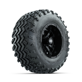 GTW Storm Trooper Black 10 in Wheels with 20x10.00-10 Rogue All Terrain Tires - Full Set