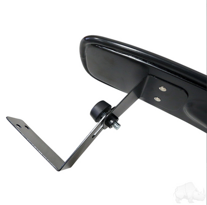 180 degree Convex Universal Golf Cart Roof Mirror – mirror with bracket, rear view