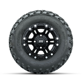 GTW Specter Matte Black 10 in Wheels with 20x10.00-10 Rogue All Terrain Tires - Full Set