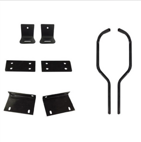 Club Car Precedent Versa Triple Track Extended Tops with Genesis 300 Seat Kits Mounting Brackets – product view