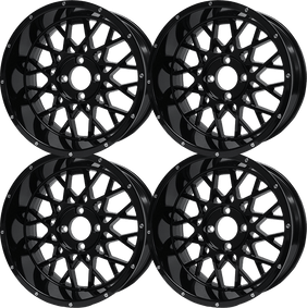 SGC 15″ Venom – Glossy Black Wheel – Aluminum Alloy (SET of 4)