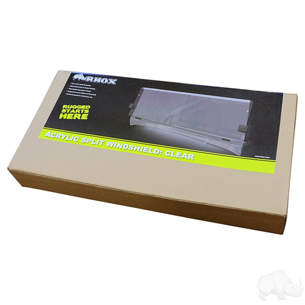 EZGO TXT 14+ Clear Folding Windshield