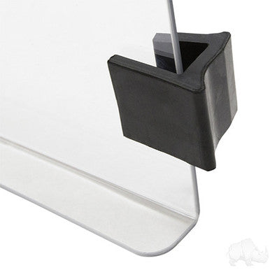 Club Car DS Impact Modified Clear Folding Windshield - 84-99