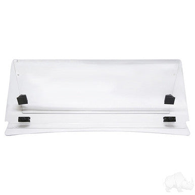 Club Car DS Impact Modified Clear Folding Windshield - 84-99