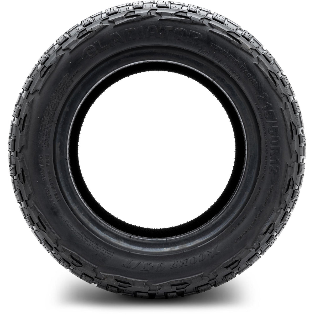 XCOMP Gladiator Street Tire 215/50R12 - Set of 4
