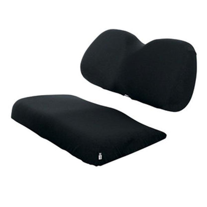Terry cloth golf car seat cover, black – additional product view
