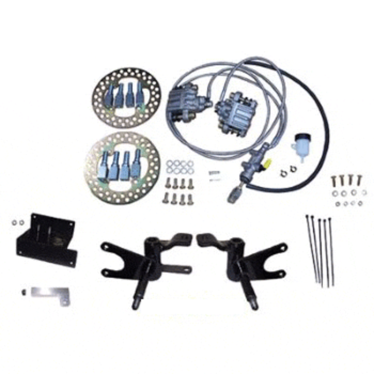 Hydraulic brakes CC PREC.04-08 (Non-lifted) – hydraulic brake kit components