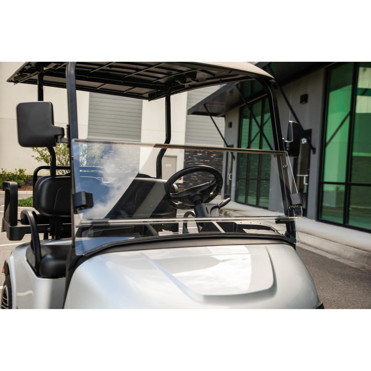 RedDot EZGO RXV Clear Folding 3/16" Windshield (Years 2024-Up)