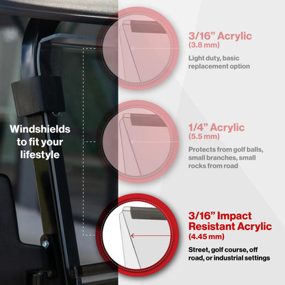 RedDot Evolution Classic & Forester Clear DOT Folding Windshield