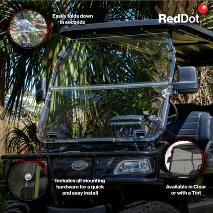 RedDot Evolution Classic & Forester Tinted Impact modified Folding Windshield