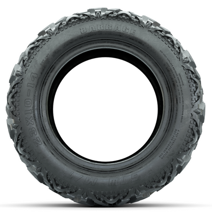Barrage Series 23x10-14 Mud Tire 4-ply – tire, sidewall view