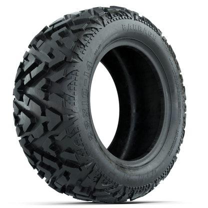 Barrage Series 23x10-14 Mud Tire 4-ply – tire, alternate angle view