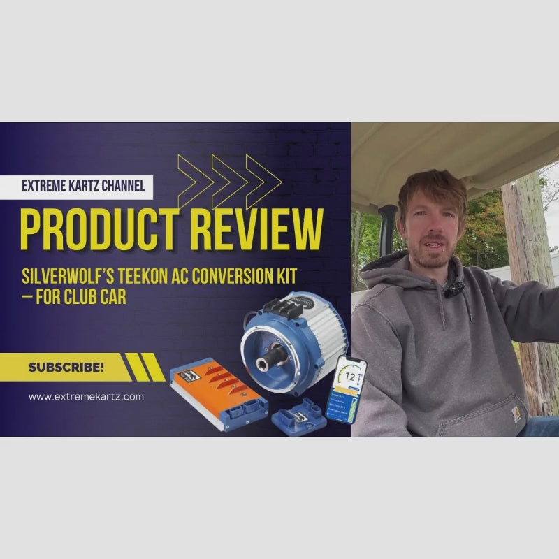 TEEKON 9kW AC Conversion Kit for Club Car Precedent, DS & Onward | 840A Controller |  FREE Heavy-Duty Solenoid Included