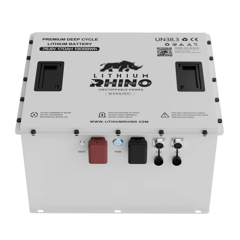 Lithium Rhino 76V 170ah Bundle - "Godzilla Battery"