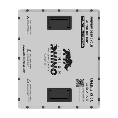 Lithium Rhino 76V 170ah Bundle - "Godzilla Battery"