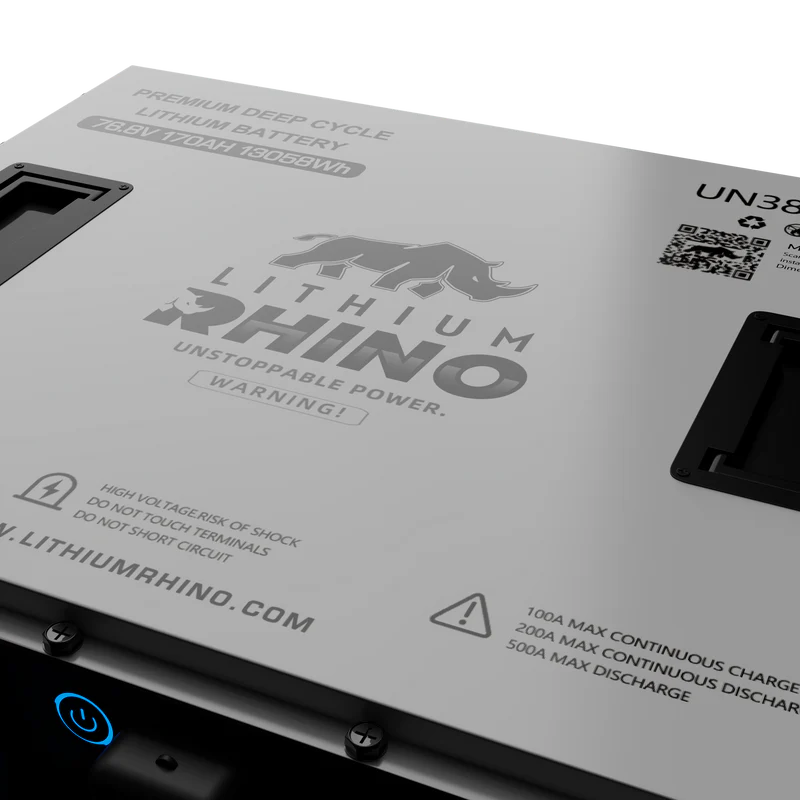 Lithium Rhino 76V 170ah Bundle - "Godzilla Battery"